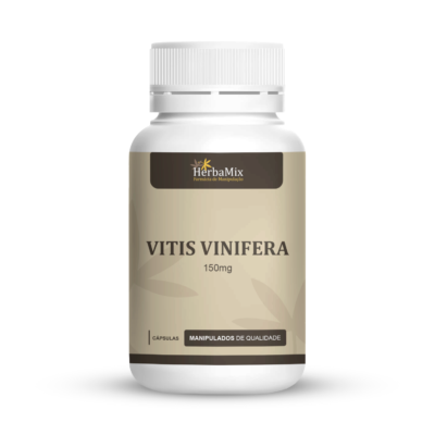 Pote cápsulas de Vitis Vinifera 150mg