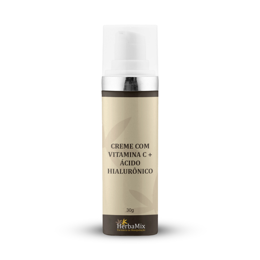 Creme com Vitamina C e Ácido Hialurônico 30g - Herbamix Farmácia de ...