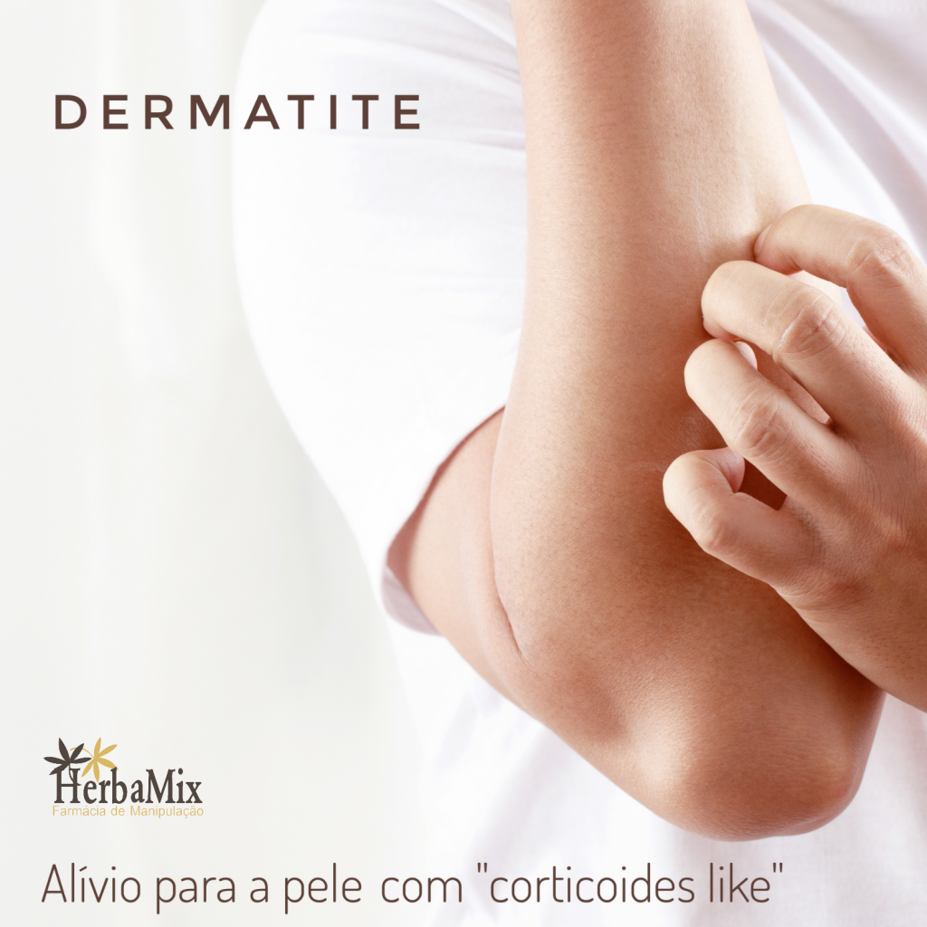 Dermatite - Alívio para a pele com "corticoides like"